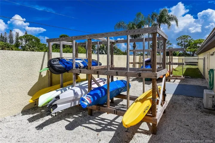 Kayak and Surf Board Storage
