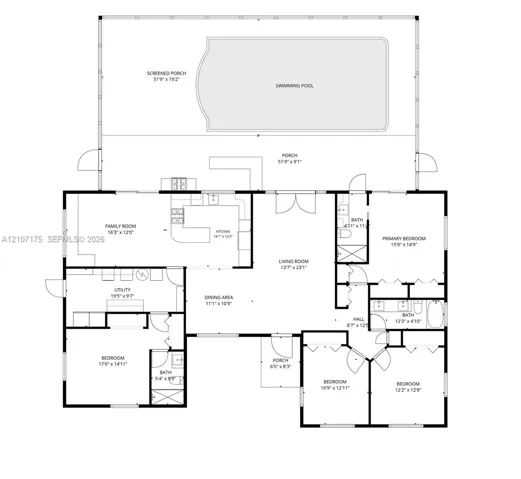 Floor plan - w pool