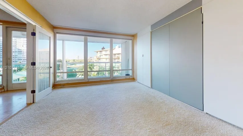 2nd bedroom with Murphy bed wall unit