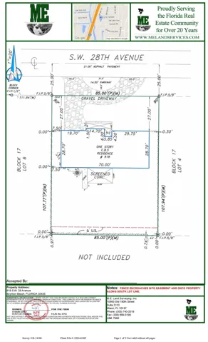 918 SW 28th Survey
