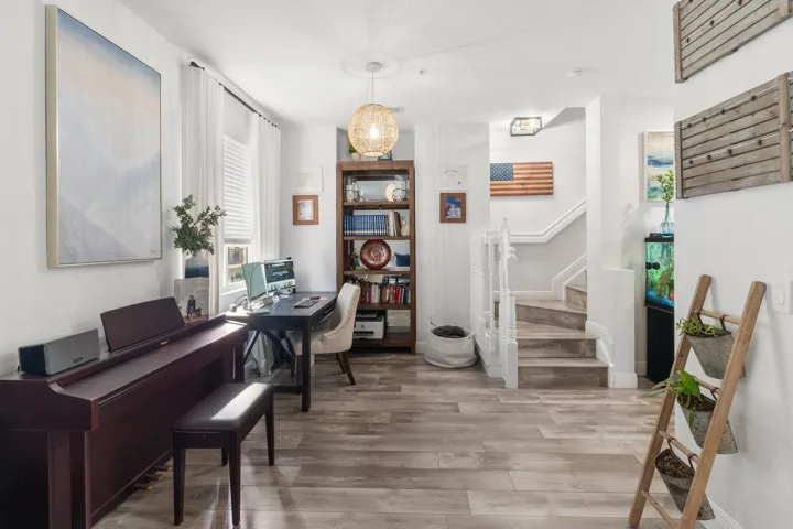 2nd Floor Living Room, Stairwell