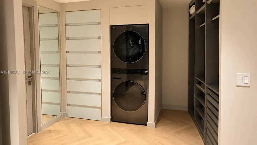 laundry in master