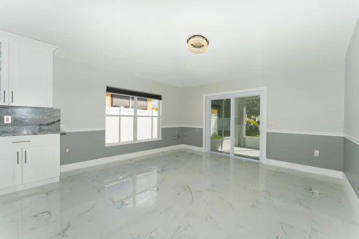 Tile floors throughout