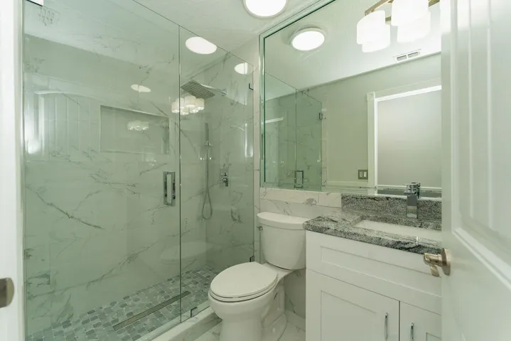 Frameless glass shower doors