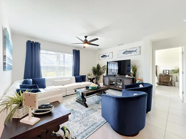 Living room to master