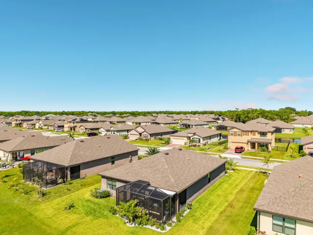 Back shot of home right side aerial