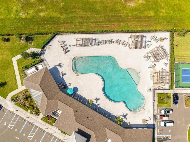 Aerial overhead pool