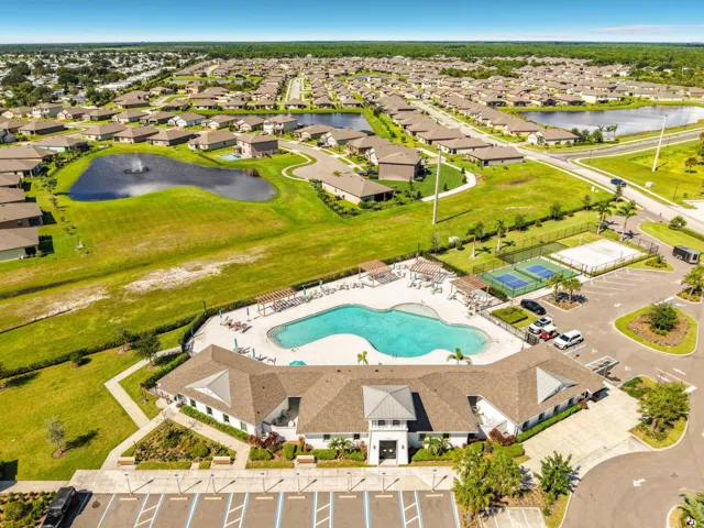 Aerial best close up of pool