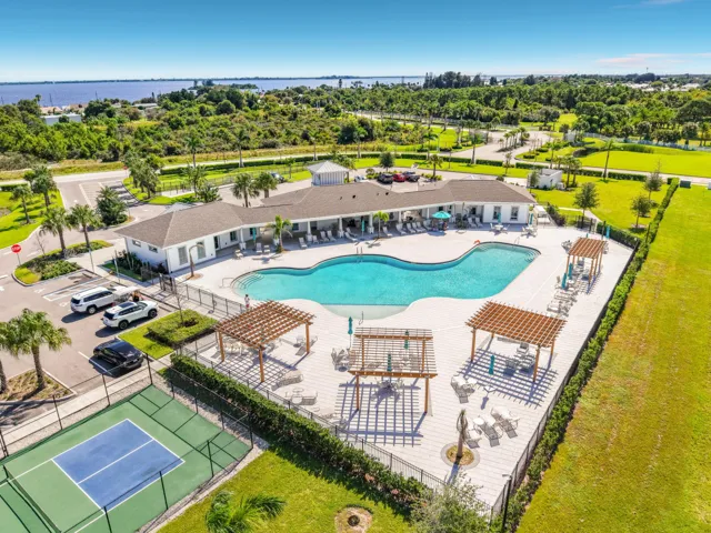Aerial amenities close