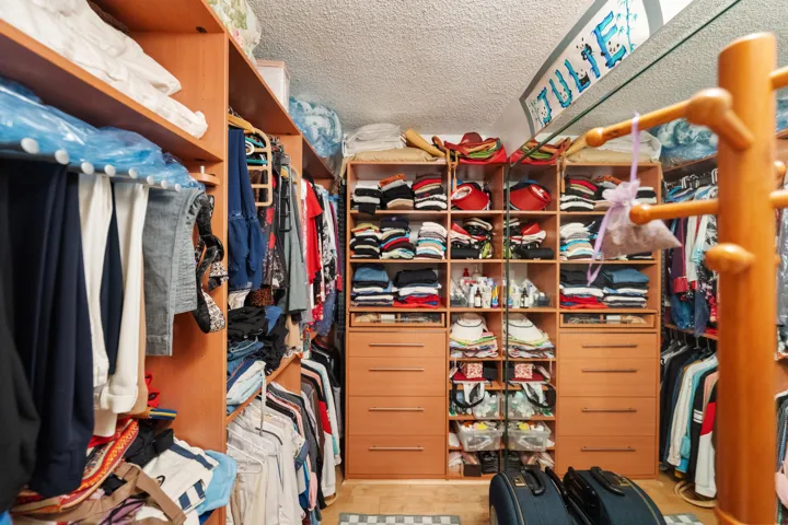 Custom walk-in closet