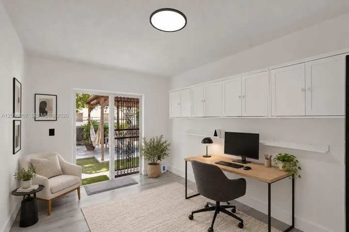 Bedroom 2 Virtually Staged as Office