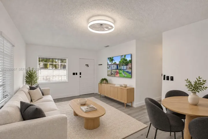 Living Room/Dining Room Virtually Staged