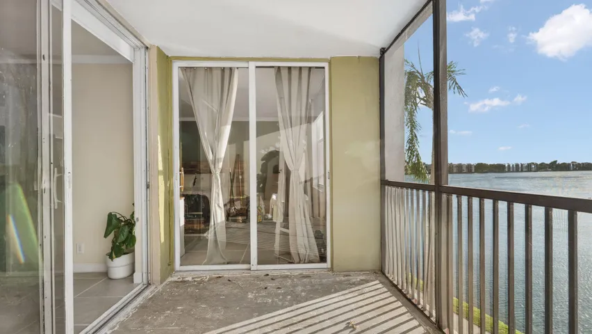 Balcony access from Living and Primary