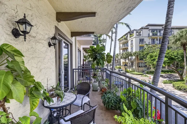 Spacious terrace overlooking Village lane