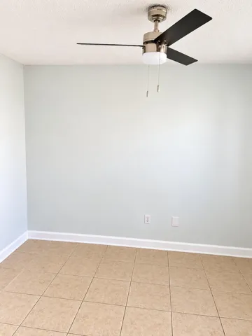 Minimal Room with Ceiling Fan
