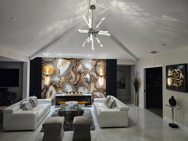 Living Room Night View