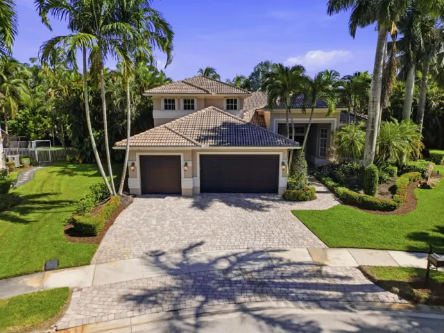 Two-story residence. The second floor has the 5th bedroom with a separate living area, ideal for an in-law suite.