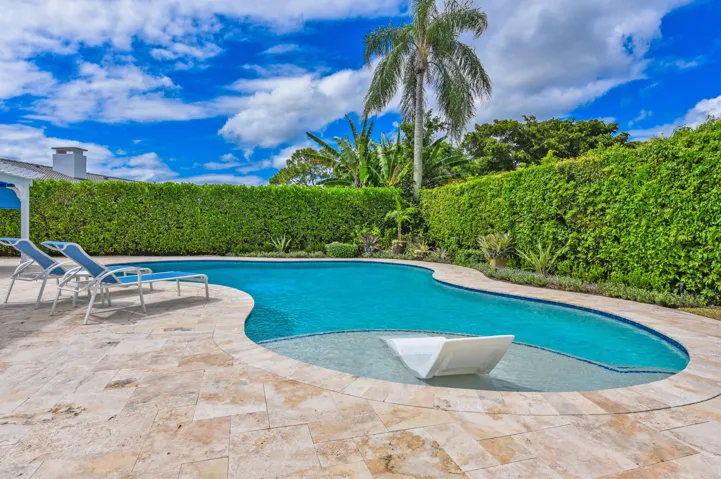 Custom designed pool. heated