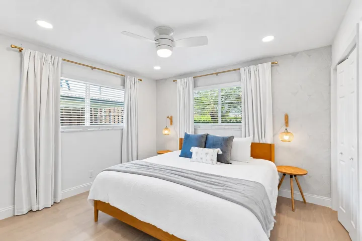 Bright Coastal Scandinavian Bedroom