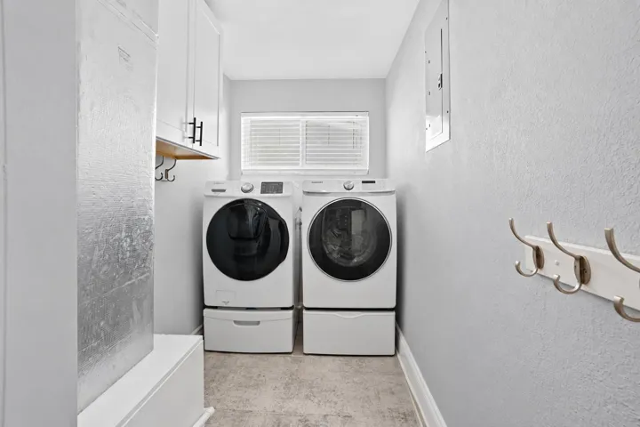 Modern Minimal Laundry Nook