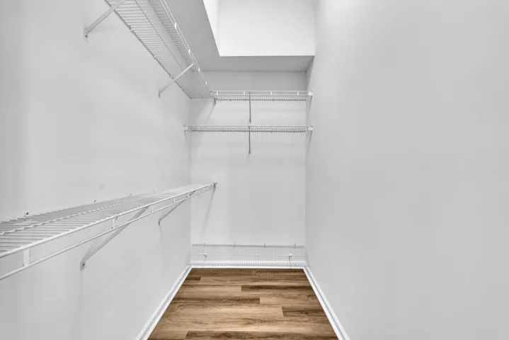 Oversized closet in primary bedroom