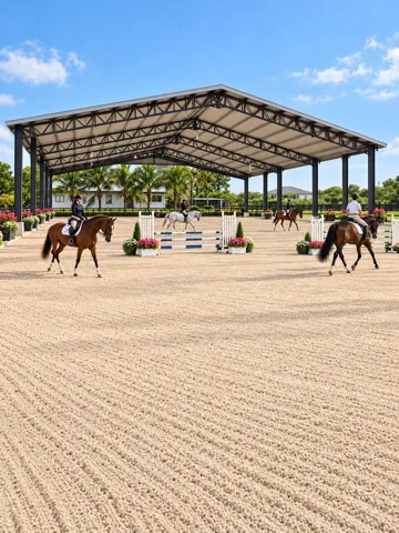 NEW COVERED ARENA