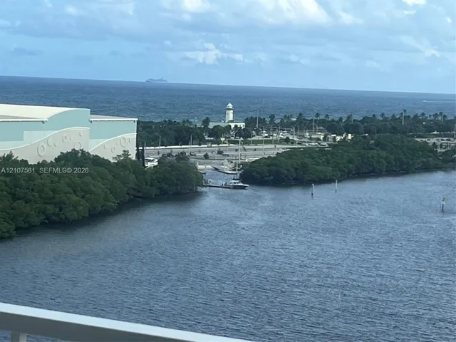 Ocean and lighthouseView