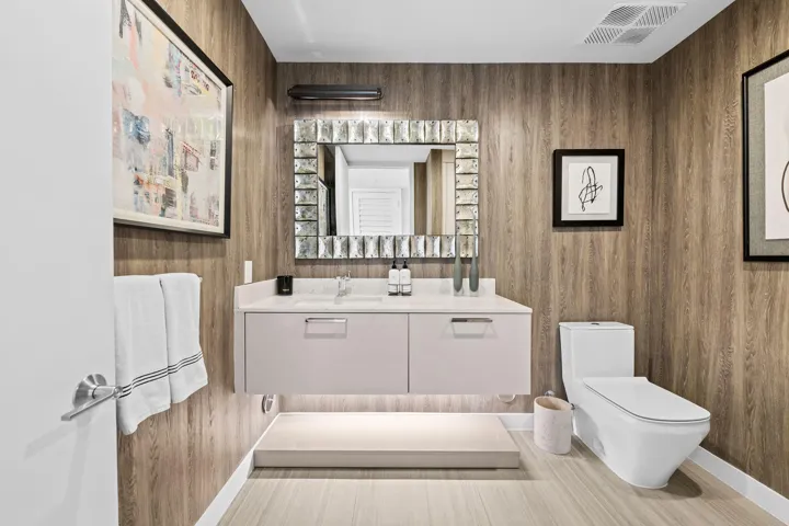 Oversized Powder Room