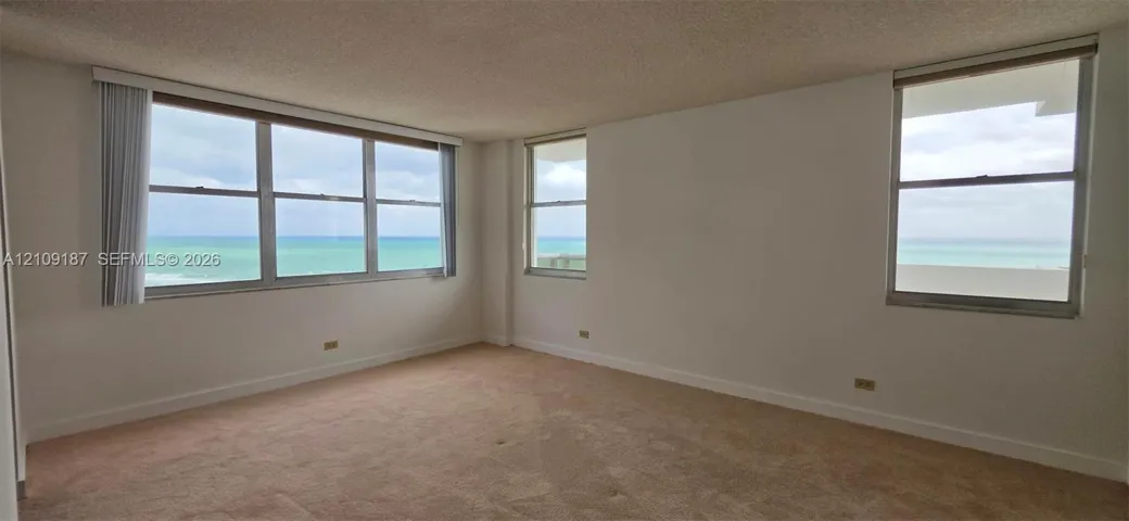 Master bedroom with expansive unobstructed direct ocean view.