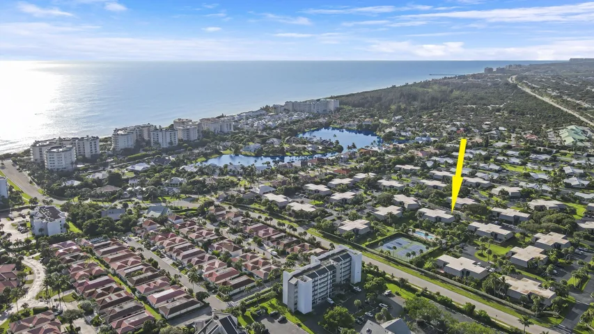 Aerial Facing Ocean