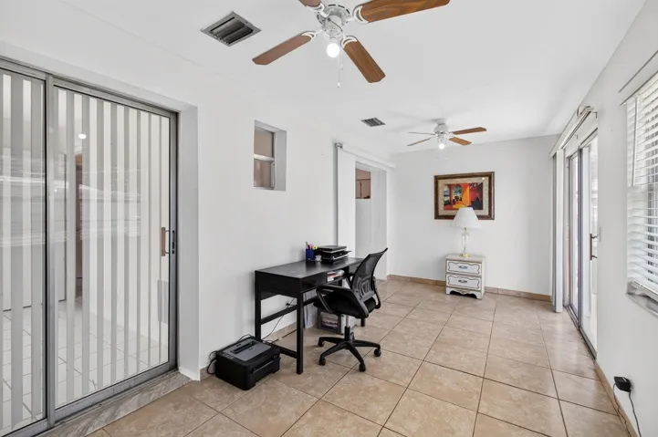 Enclosed patio - enlarged sqft compared to what is shown.