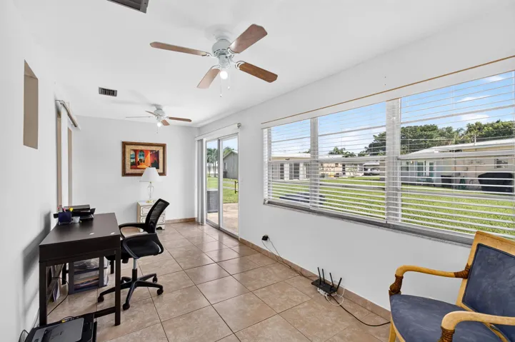 Enclosed patio - enlarged sqft compared to what is shown.