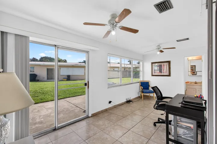 Enclosed patio - enlarged sqft compared to what is shown.