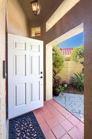 Covered Area over Entrance