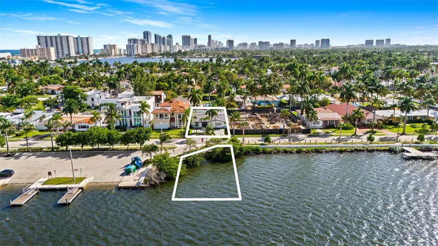 Waterfront parcel featuring direct water access, shoreline vegetation, and open-water exposure