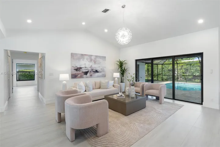 Open-concept living space