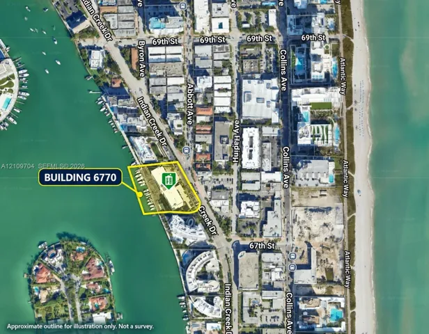 Aerial Site Map. Highlighting the physical location and boundaries of the property
