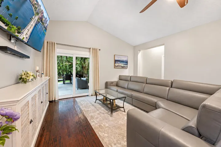 Polished Coastal Living Room Interior