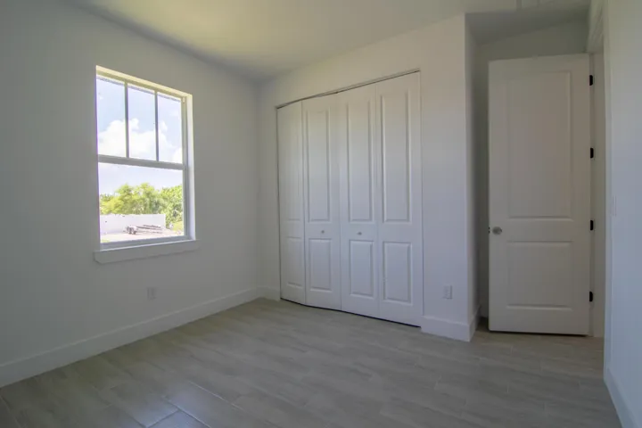 Bedroom with Built-In Closet
