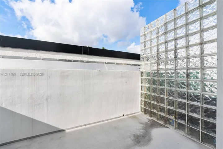 Outdoor space first floor