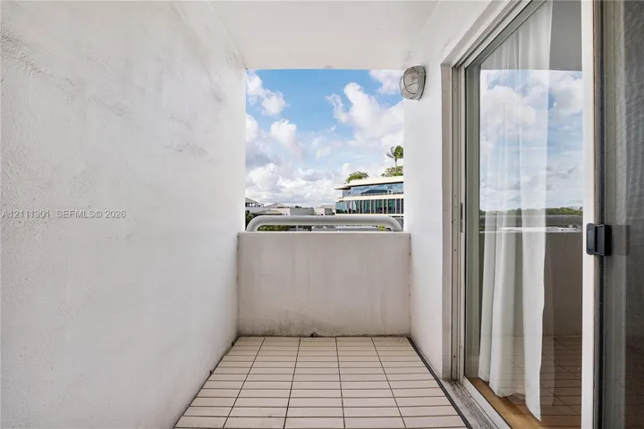 Private balcony