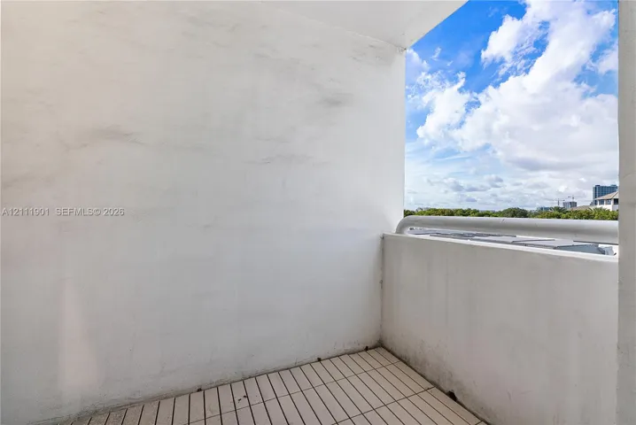 Private balcony