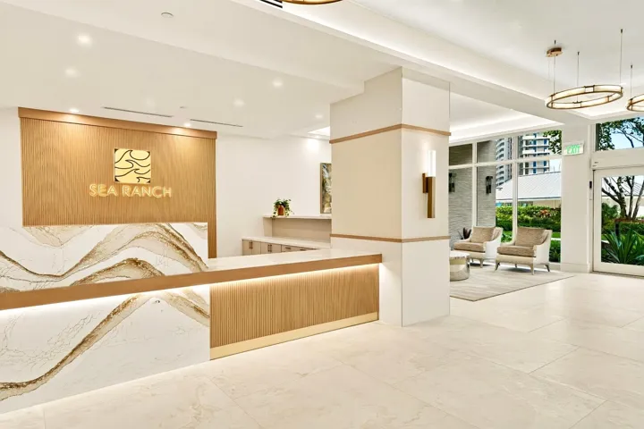 NEWLY-DESIGNED LOBBY