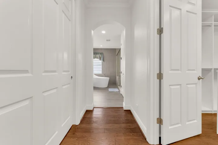 Primary Closets on Both Sides.