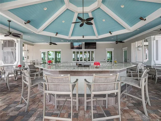 Bar by pool