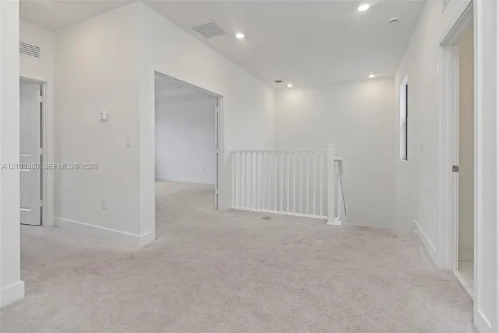 Living area at the end of the stairs