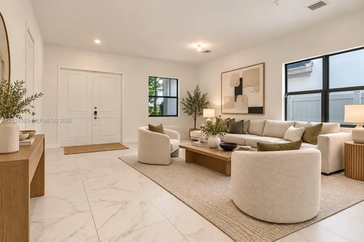 Digital staged Living Room