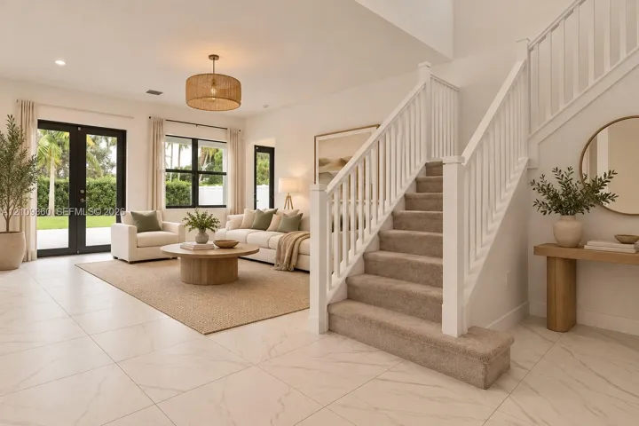 Digital staged Living Room