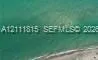 Sandy shoreline bordering coastal waters