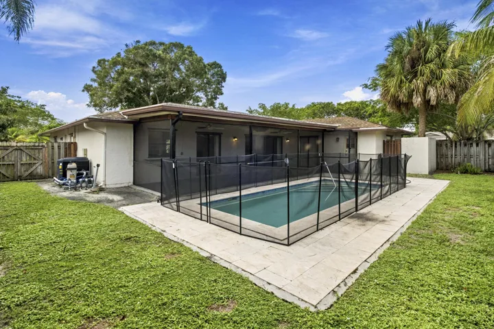 Inground Heated Pool with Child Fence